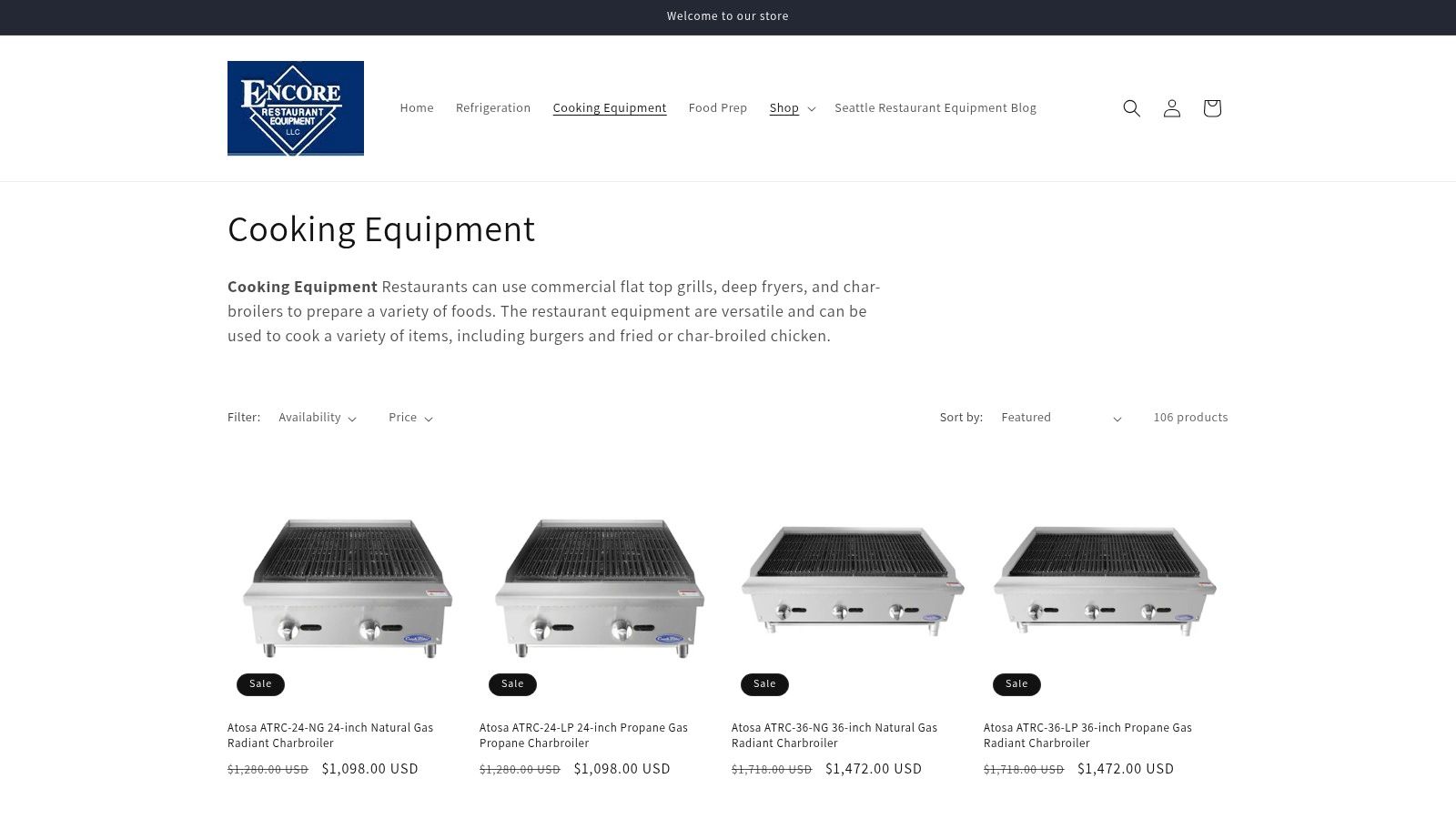 Collections - Cooking Equipment