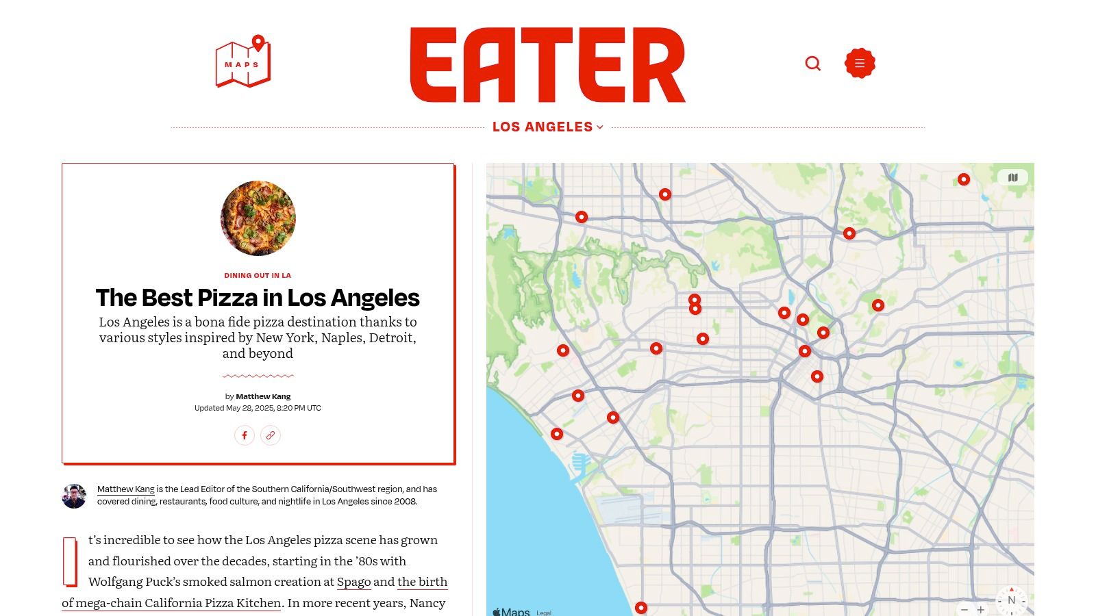 Eater LA (Curated “Best Pizza in Los Angeles” Guide)