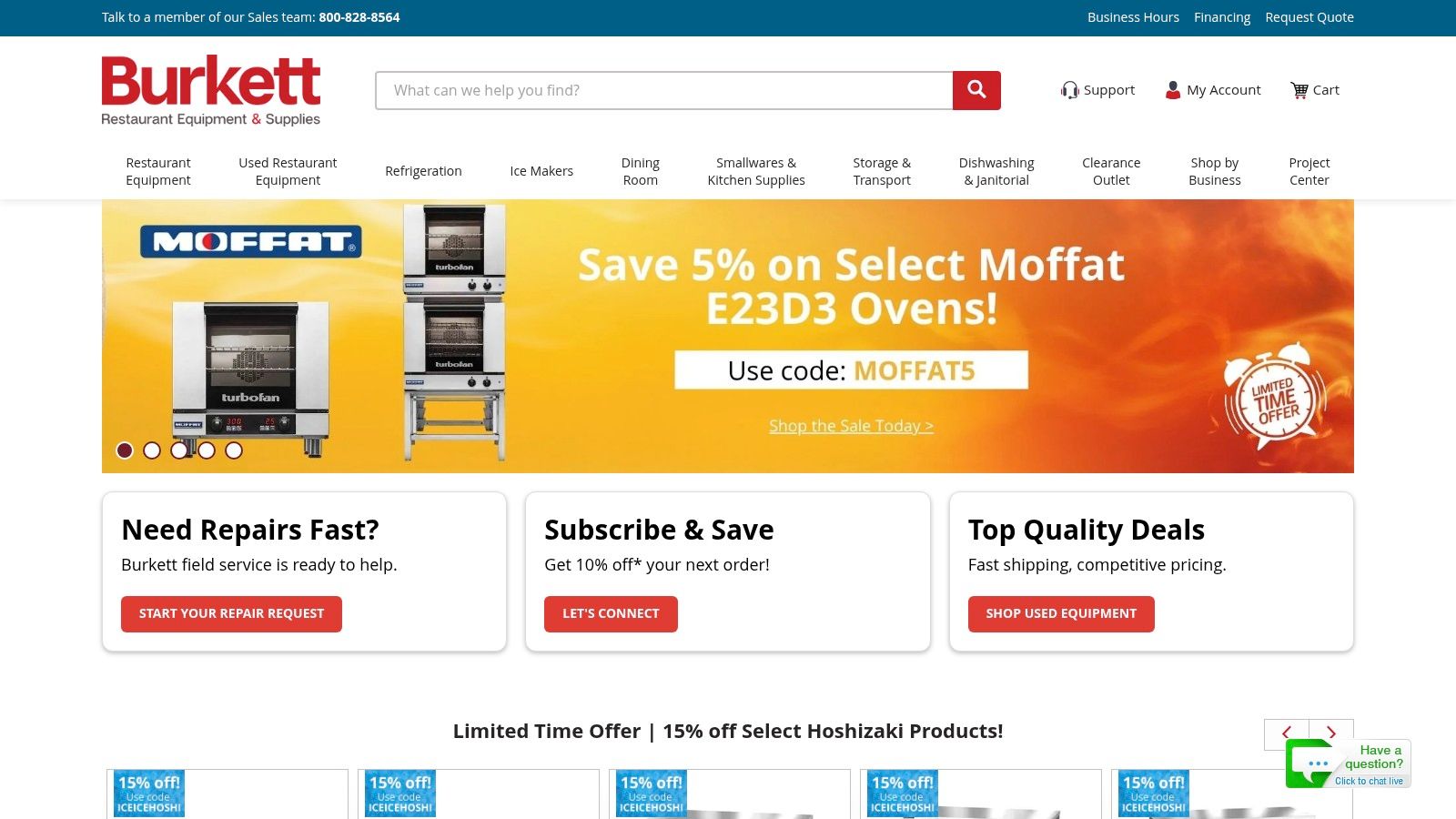 Burkett Restaurant Equipment & Supplies