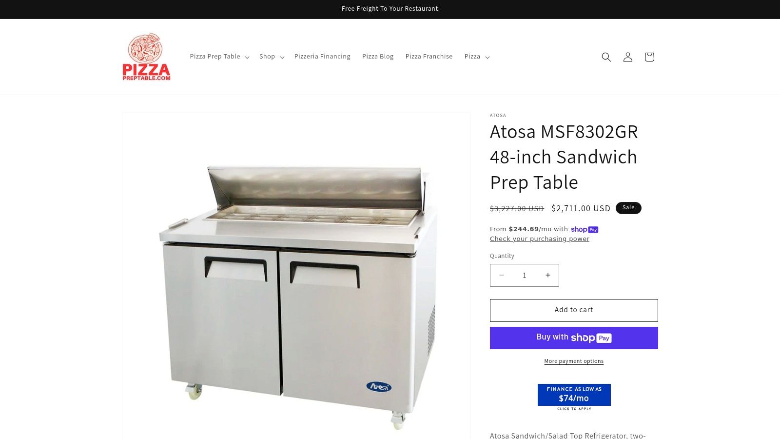 PizzaPrepTable.com