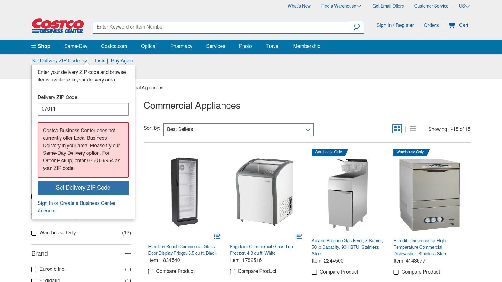 Costco Business Delivery / Costco.com