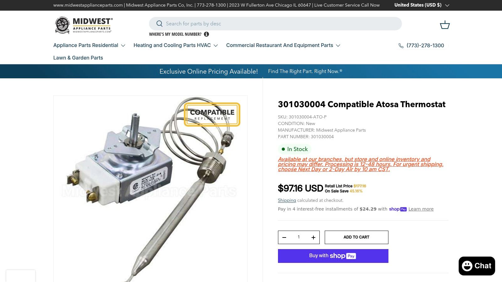 Midwest Appliance Parts