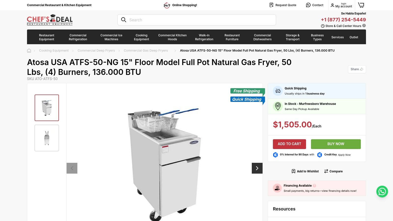 Chef’s Deal