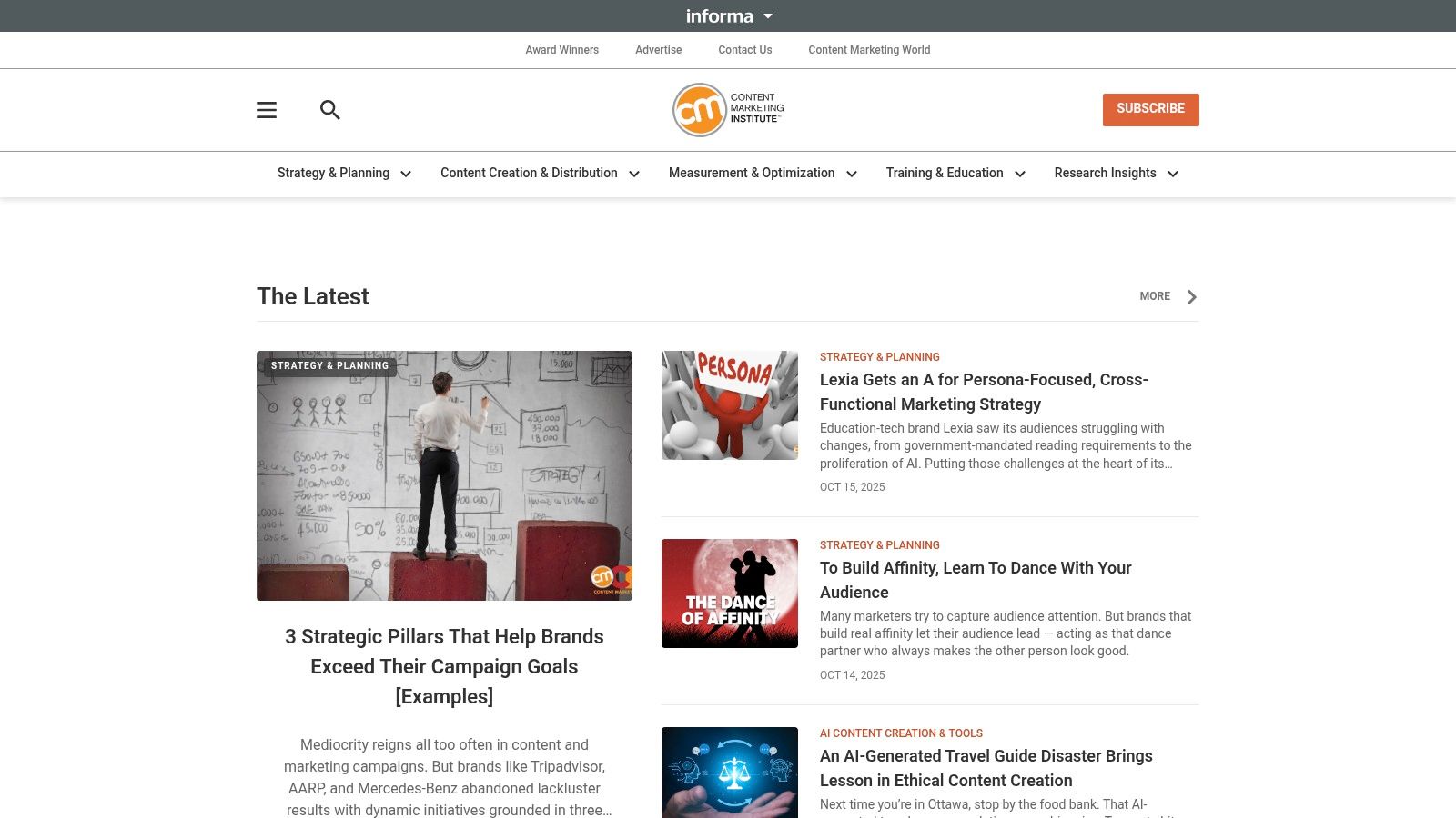 Content Marketing Institute (CMI)