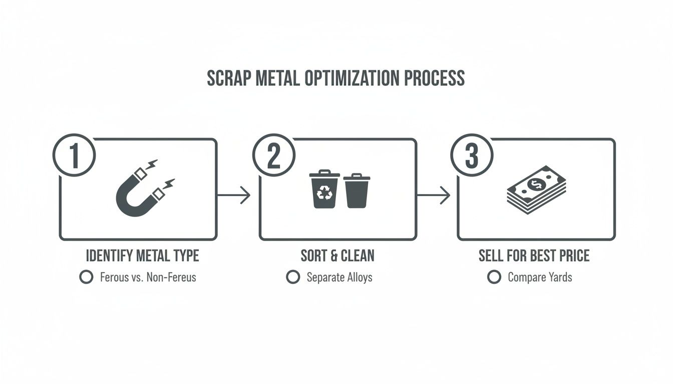 sell scrap metal near me for cash and scrap valuation process