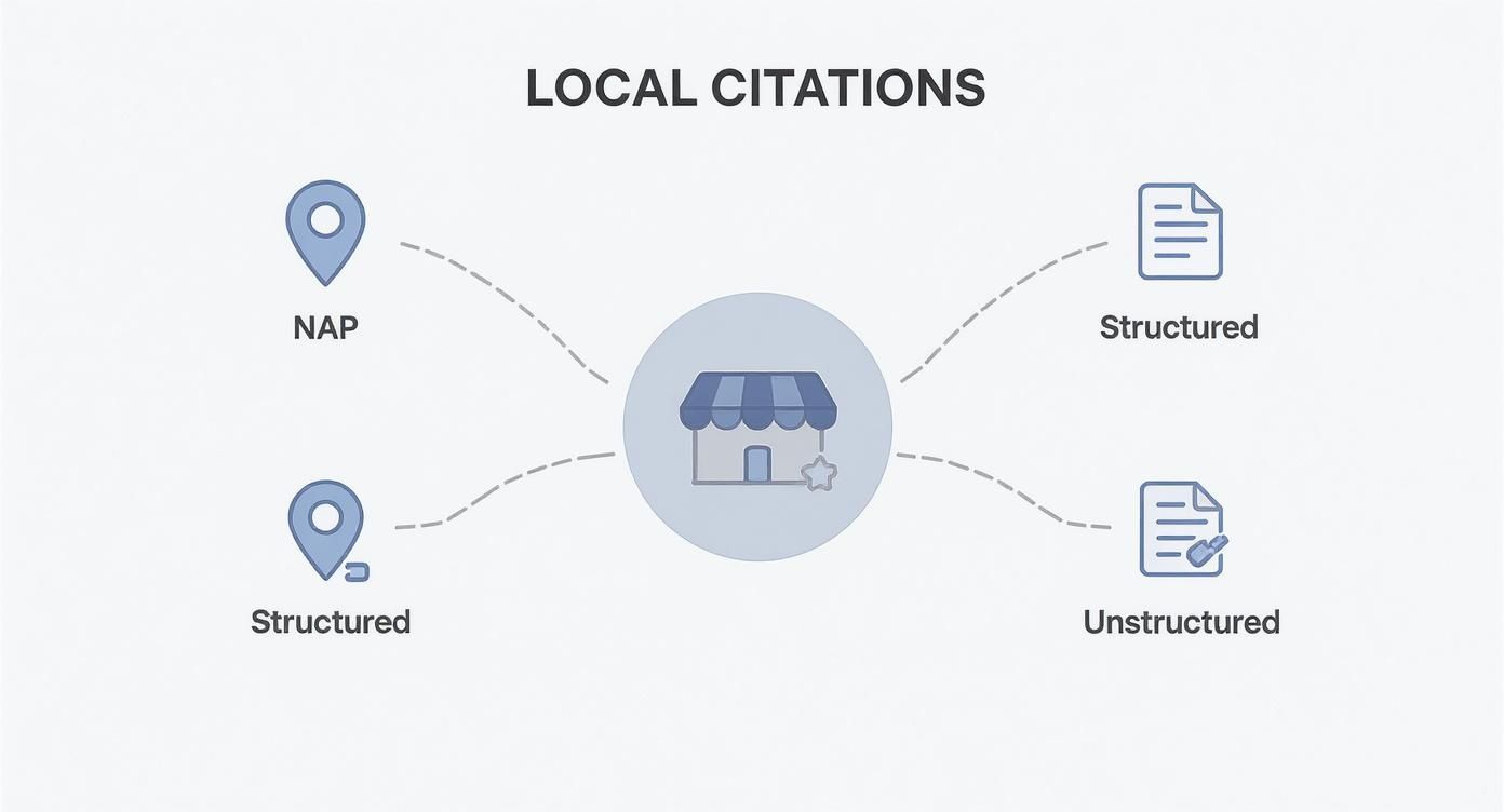 Infographic about what are local citations