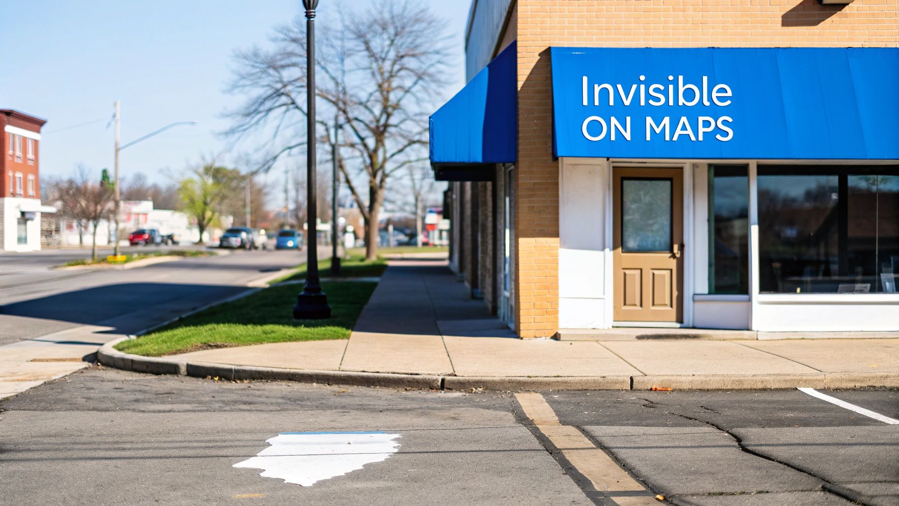 What happens if you don't claim your business on Google 1 A small business owner looking thoughtfully at their laptop, considering their Google Business Profile.