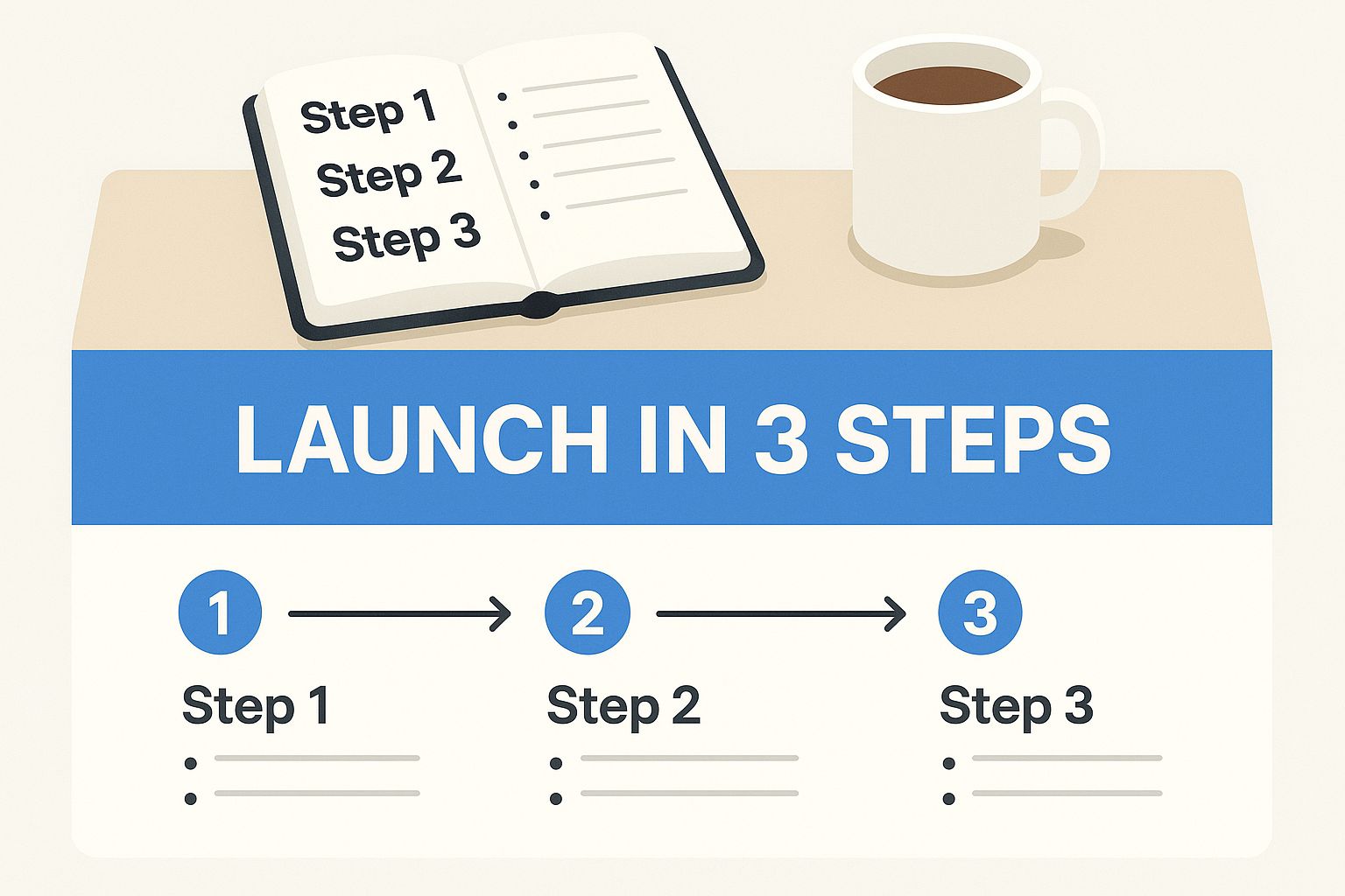 Online Reputation Management Business 1 Infographic about launching an online reputation management business in three steps.