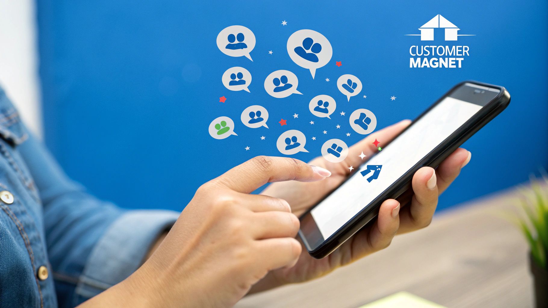 Complete Guide To Google Business Profile Optimization 1 A business owner uses a tablet to update their engaging Google Business Profile.