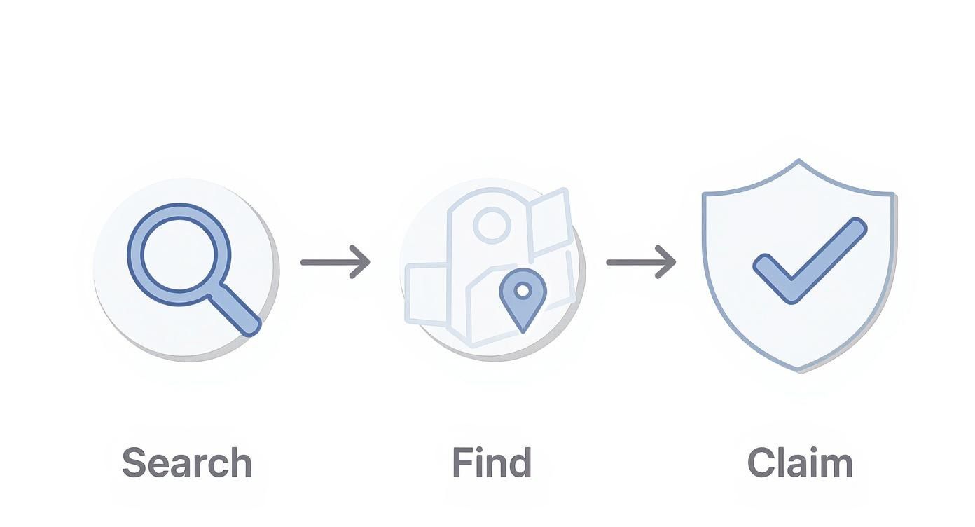Infographic about unclaimed google business profile