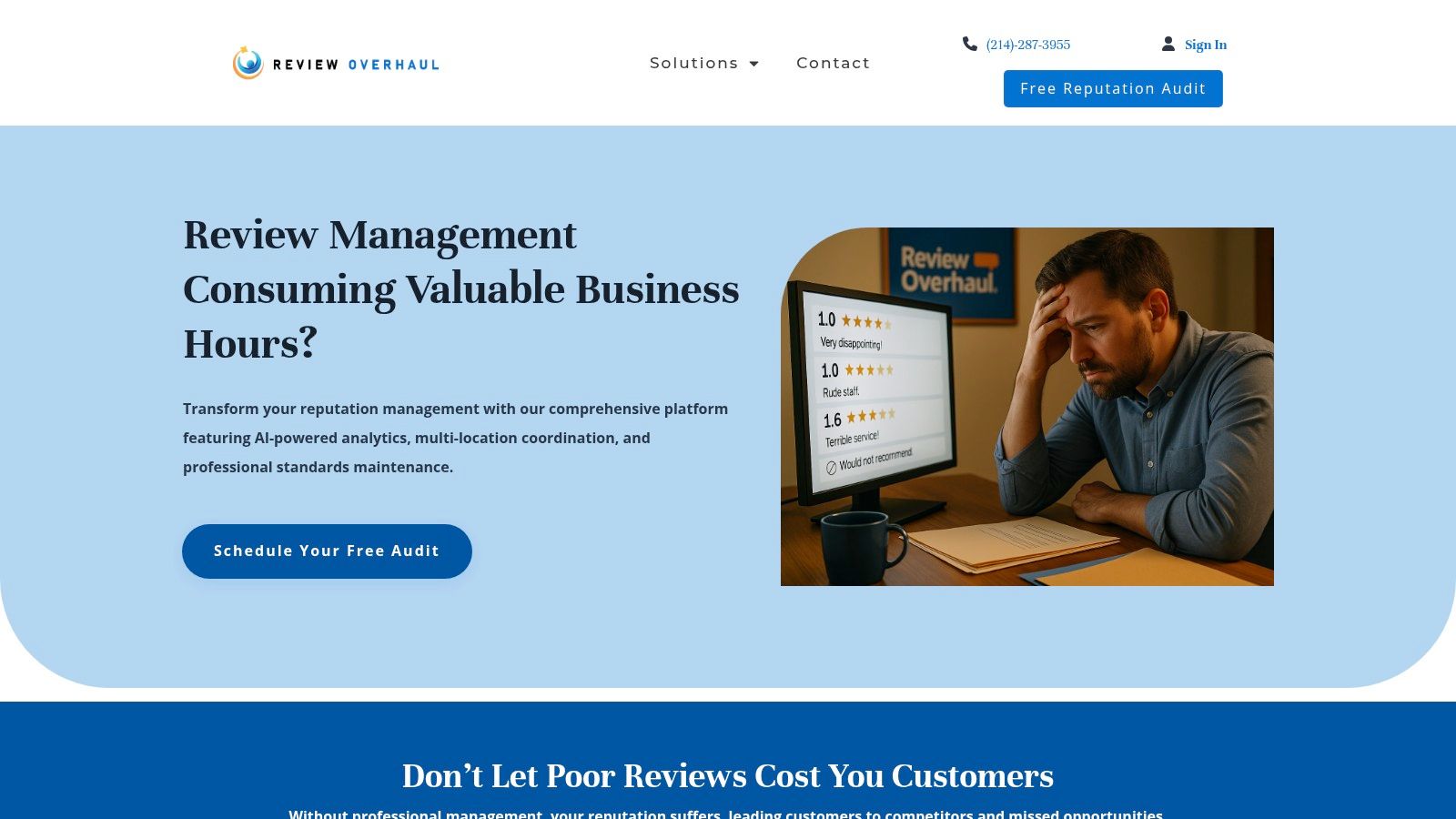 Review Overhaul — Reputation Management That Actually Works