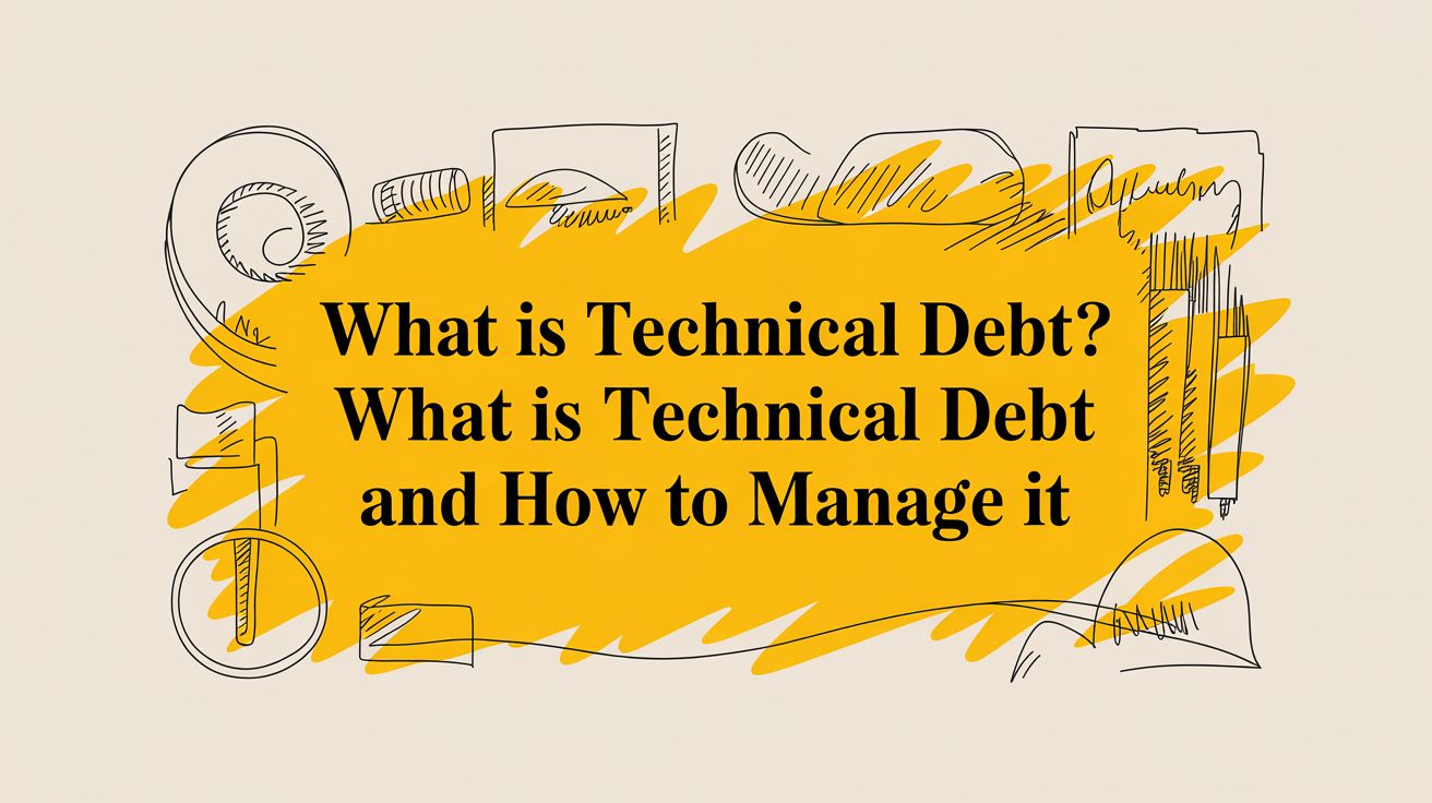 What is technical debt? what is technical debt and how to manage it