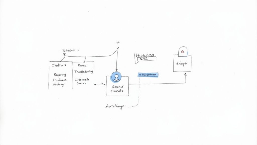 An open book with a structured, easy-to-read layout, illustrating the concept of well-organized documentation.