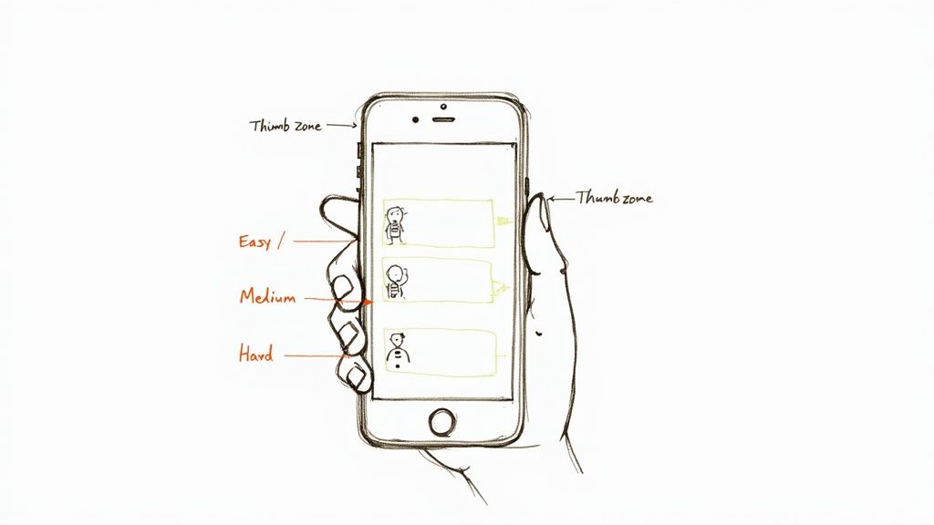 Thumb Zone Navigation