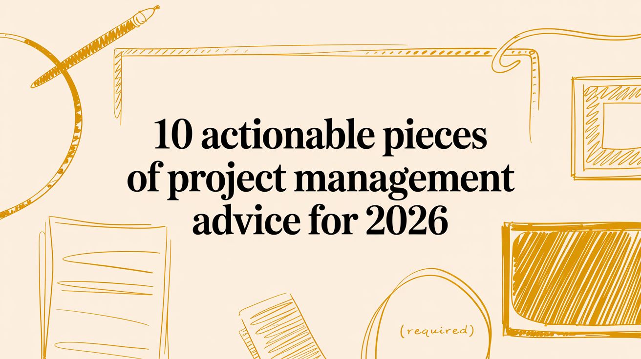 10 Actionable Pieces of Project Management Advice for 2026