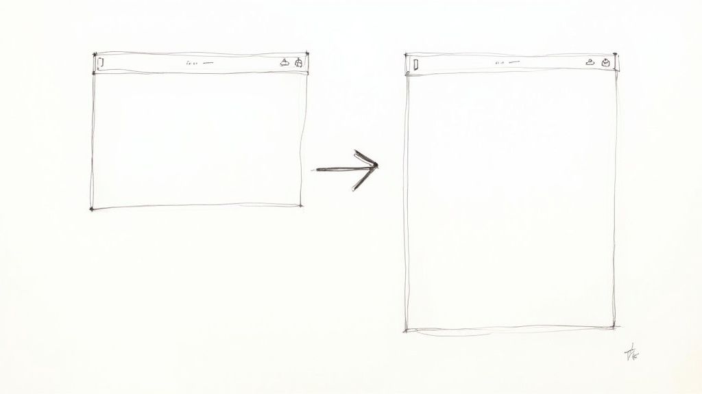 A person interacting with a well-designed, user-friendly website on a laptop screen