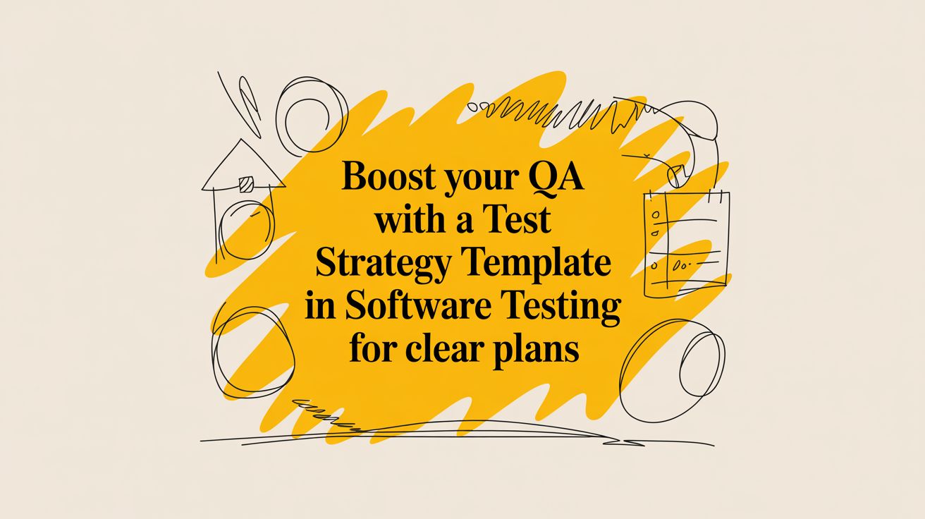 Boost Your QA with a test strategy template in software testing for clear plans