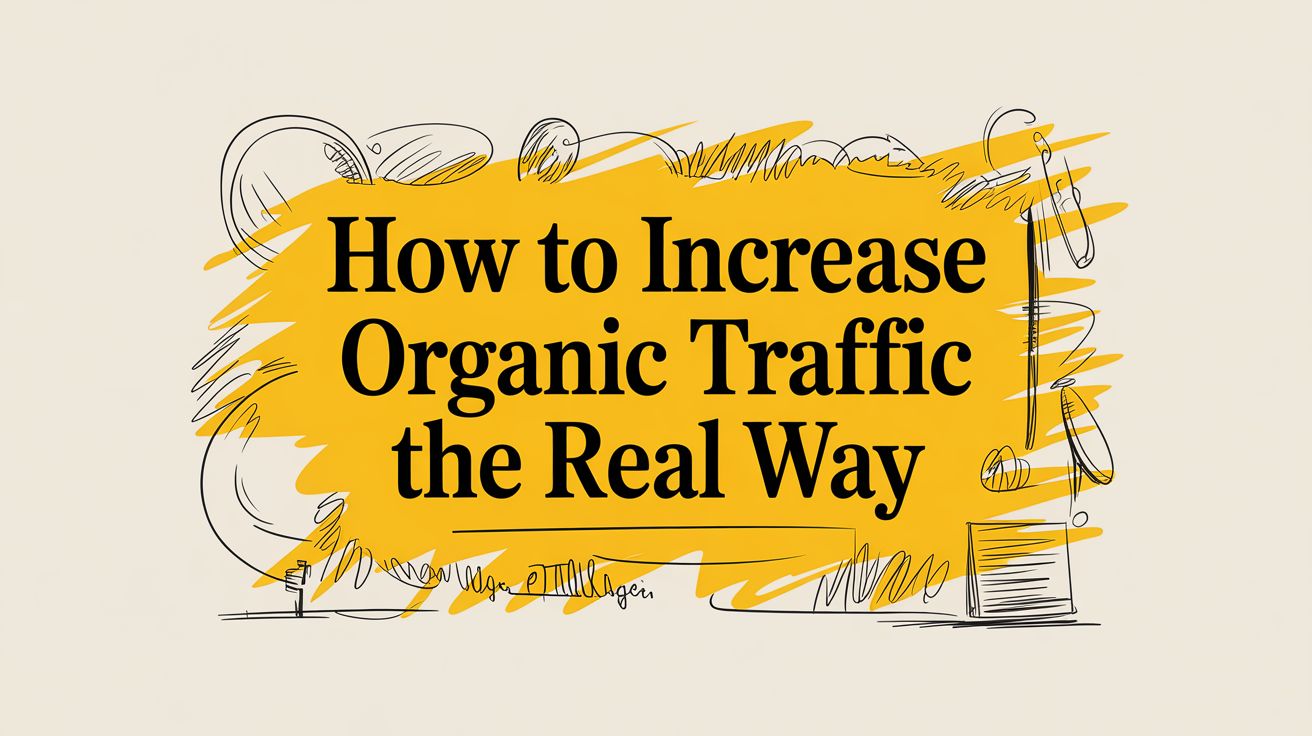 How to Increase Organic Traffic The Real Way