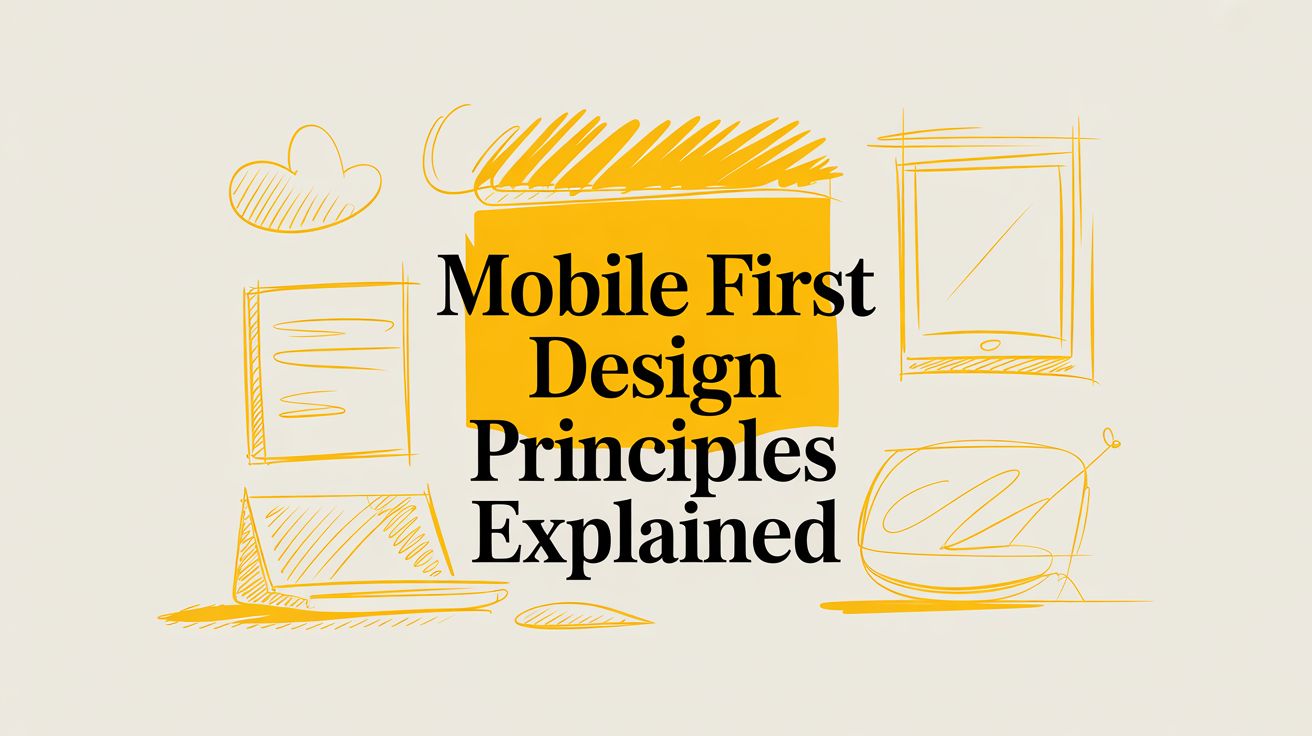 Mobile First Design Principles Explained