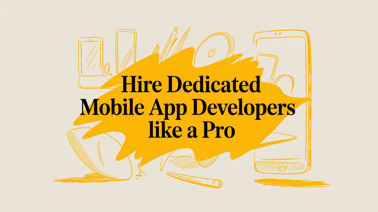 Hire Dedicated Mobile App Developers Like a Pro