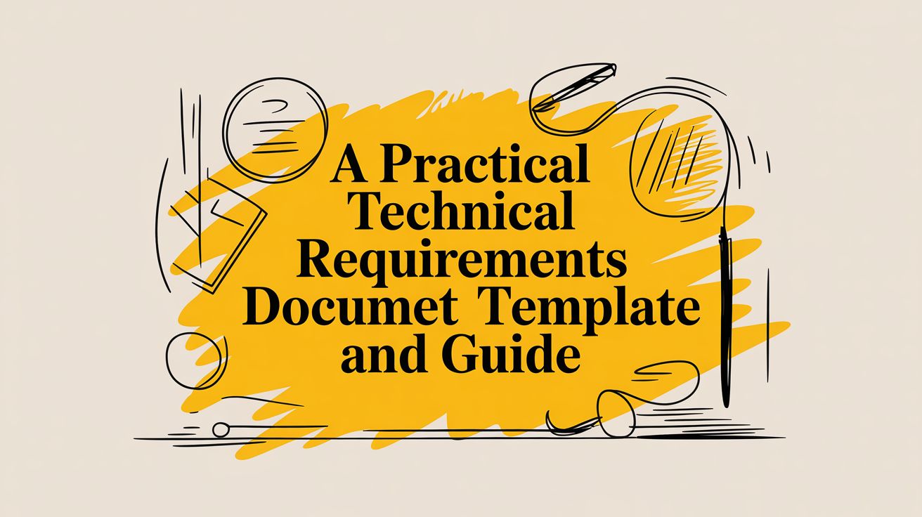 A Practical Technical Requirements Document Template and Guide
