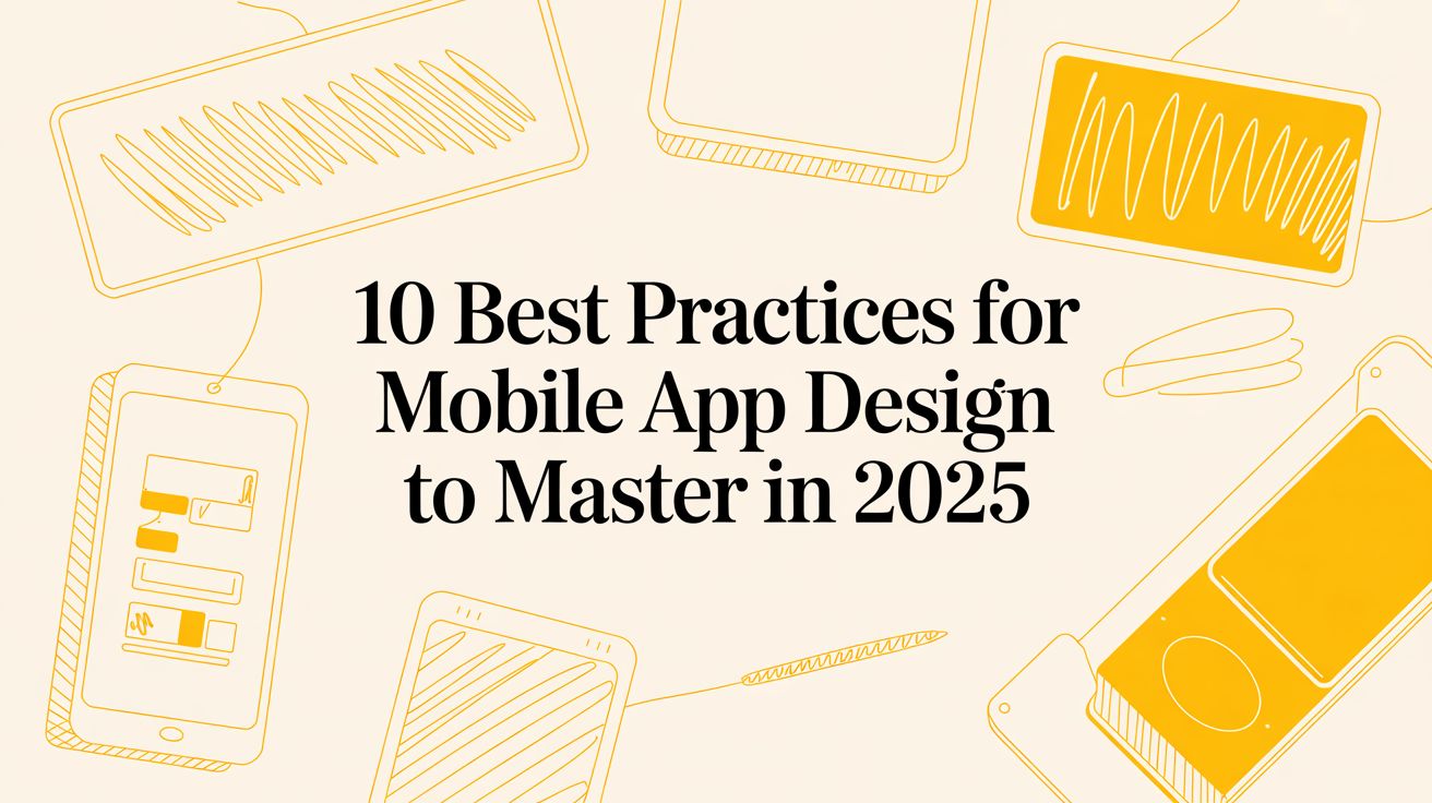 10 Best Practices for Mobile App Design to Master in 2025