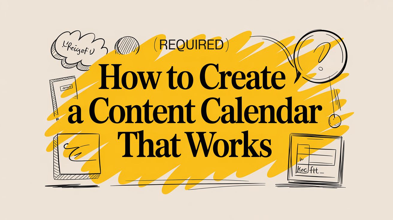 How to Create a Content Calendar That Works