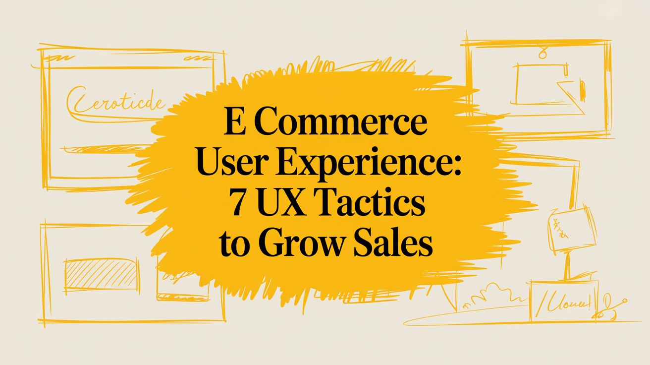 e commerce user experience: 7 UX Tactics to Grow Sales