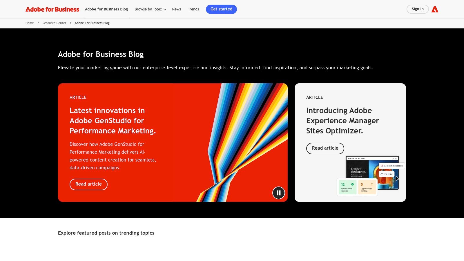 Adobe Business Blog