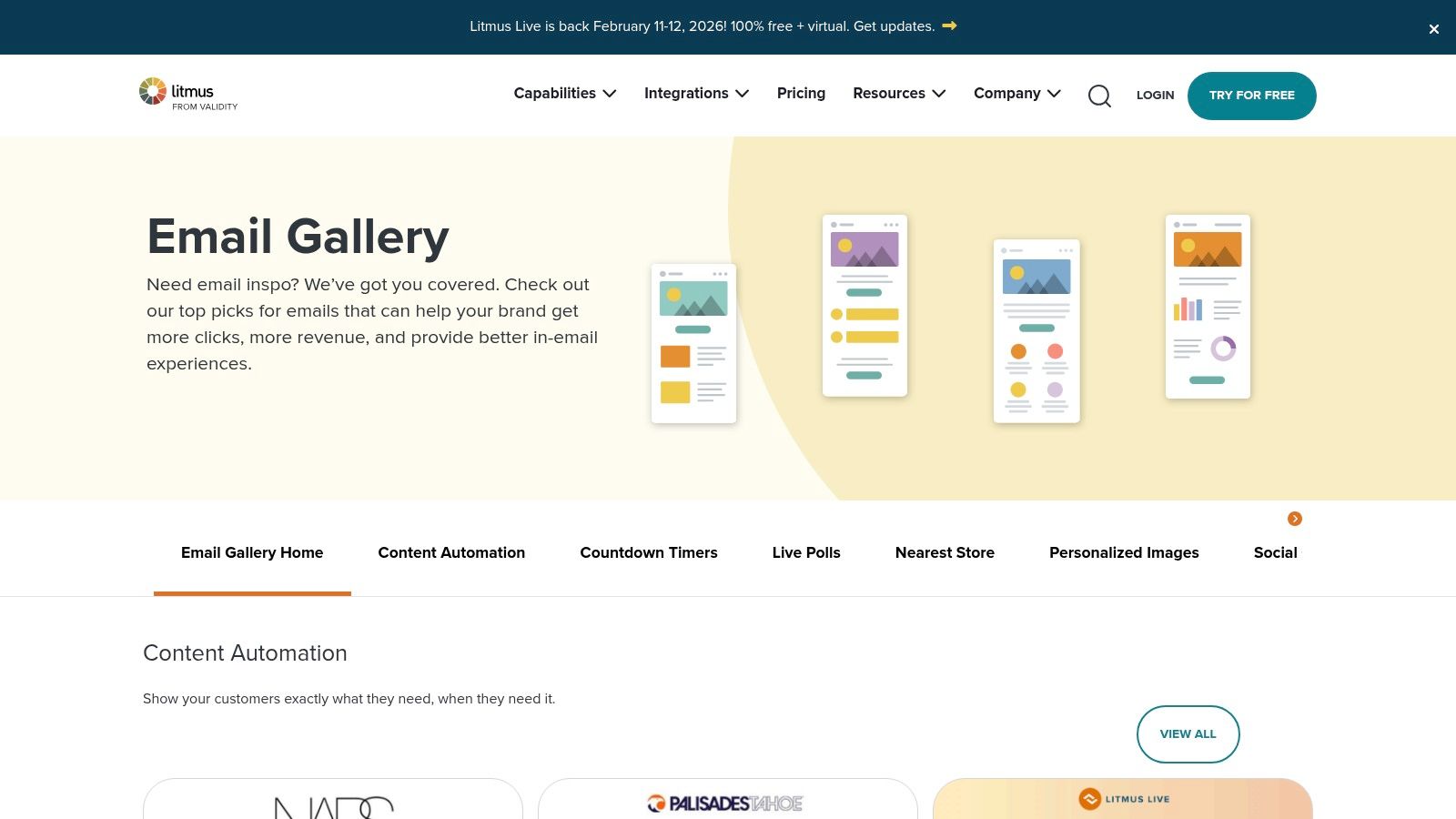 Litmus (Email Gallery & Template Hub)