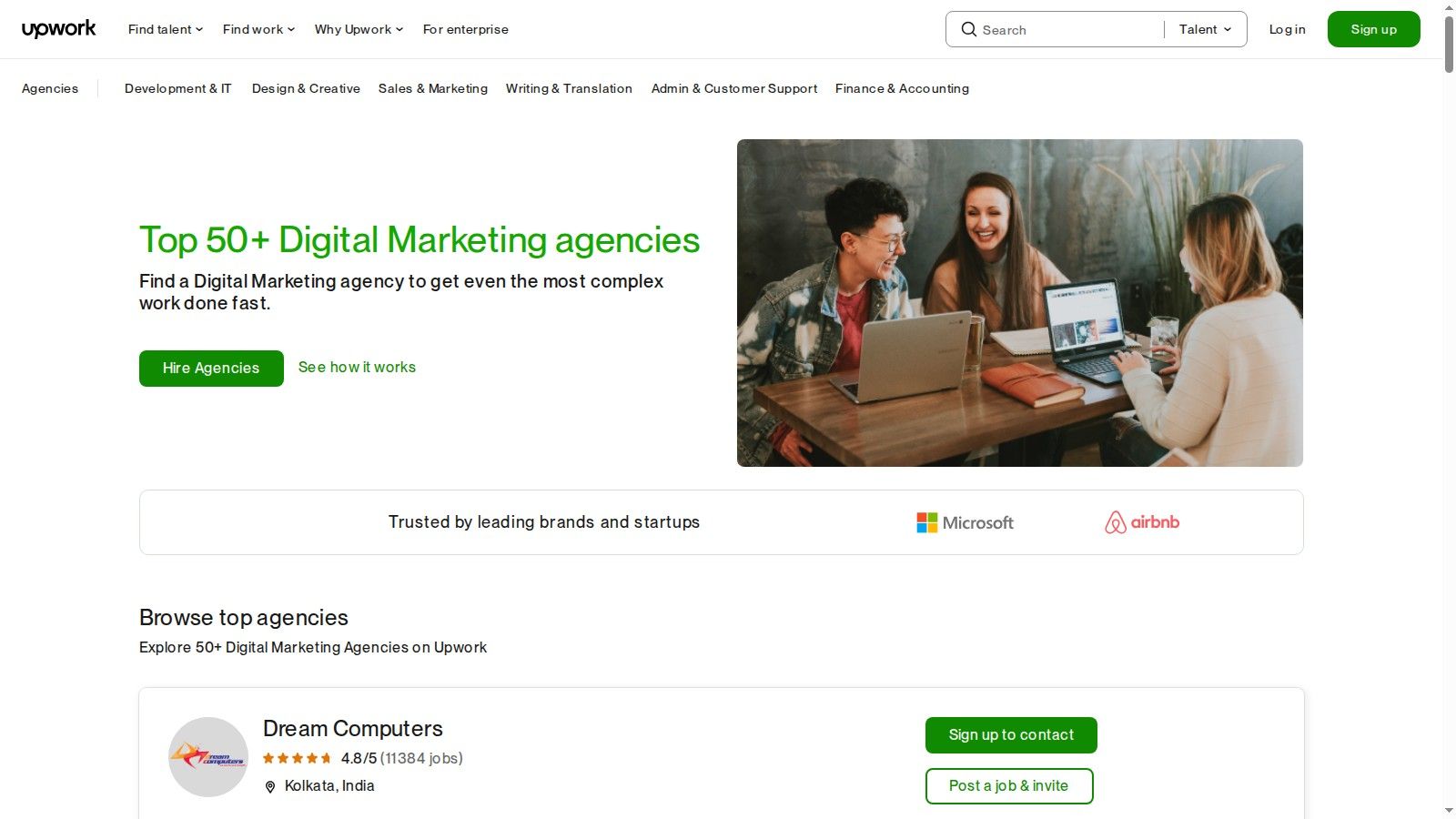 Upwork (Agencies and Teams)