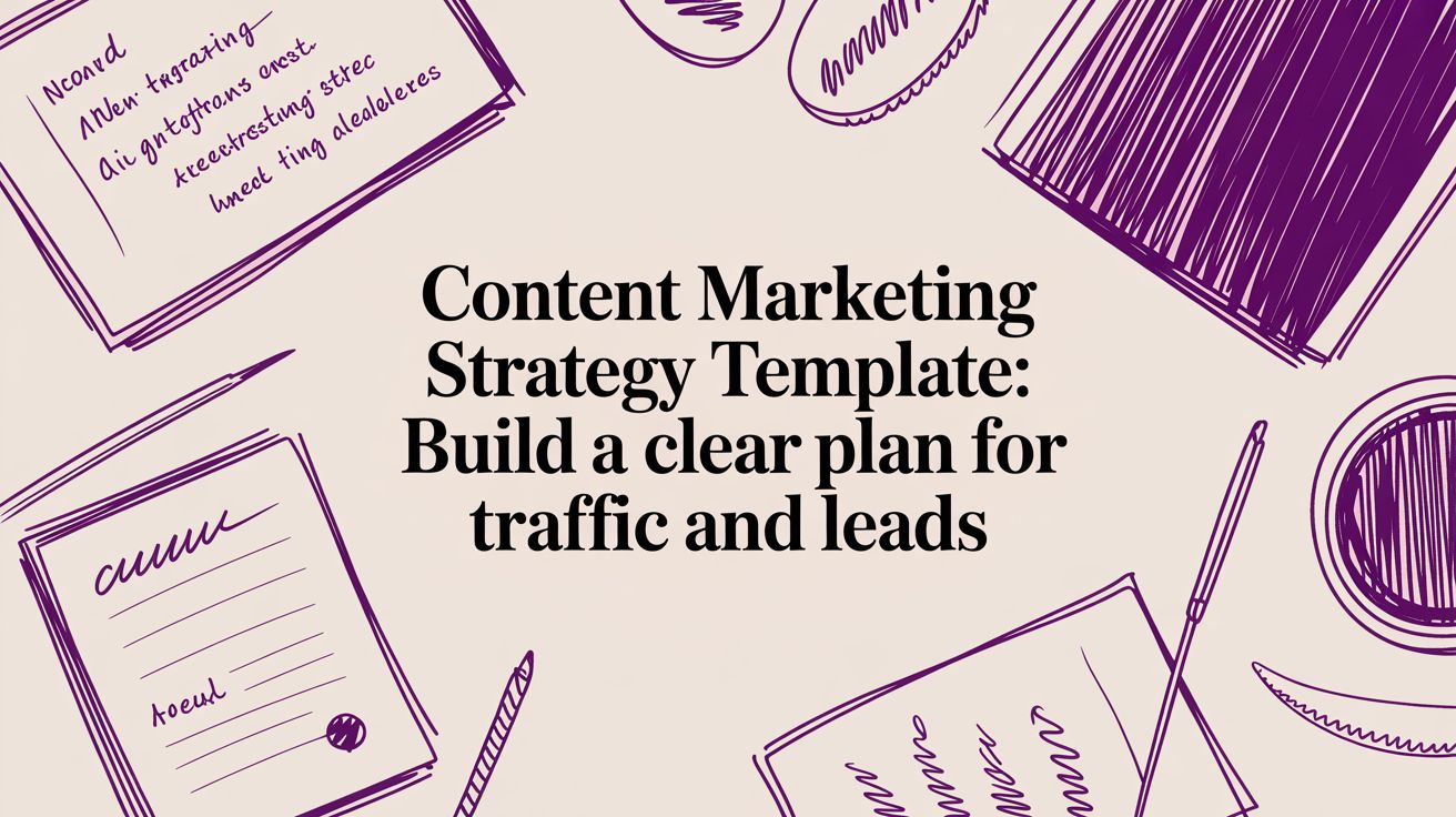 Content Marketing Strategy Template: Build a Clear Plan for Traffic and Leads — AI Strategy | iSupplyAI