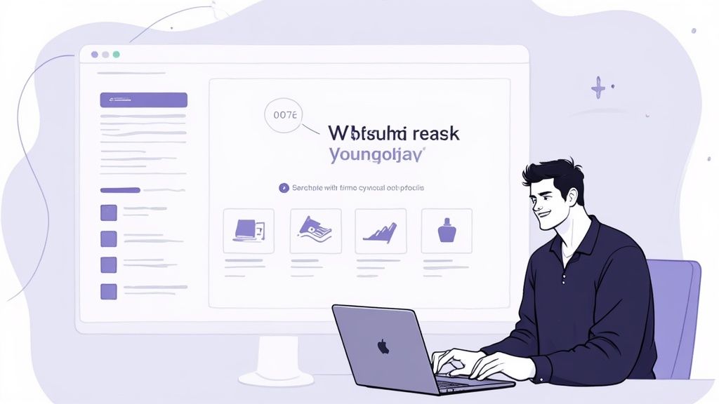 Marketer analyzing charts on a laptop, representing the use of 1st party cookies for analytics and personalization.