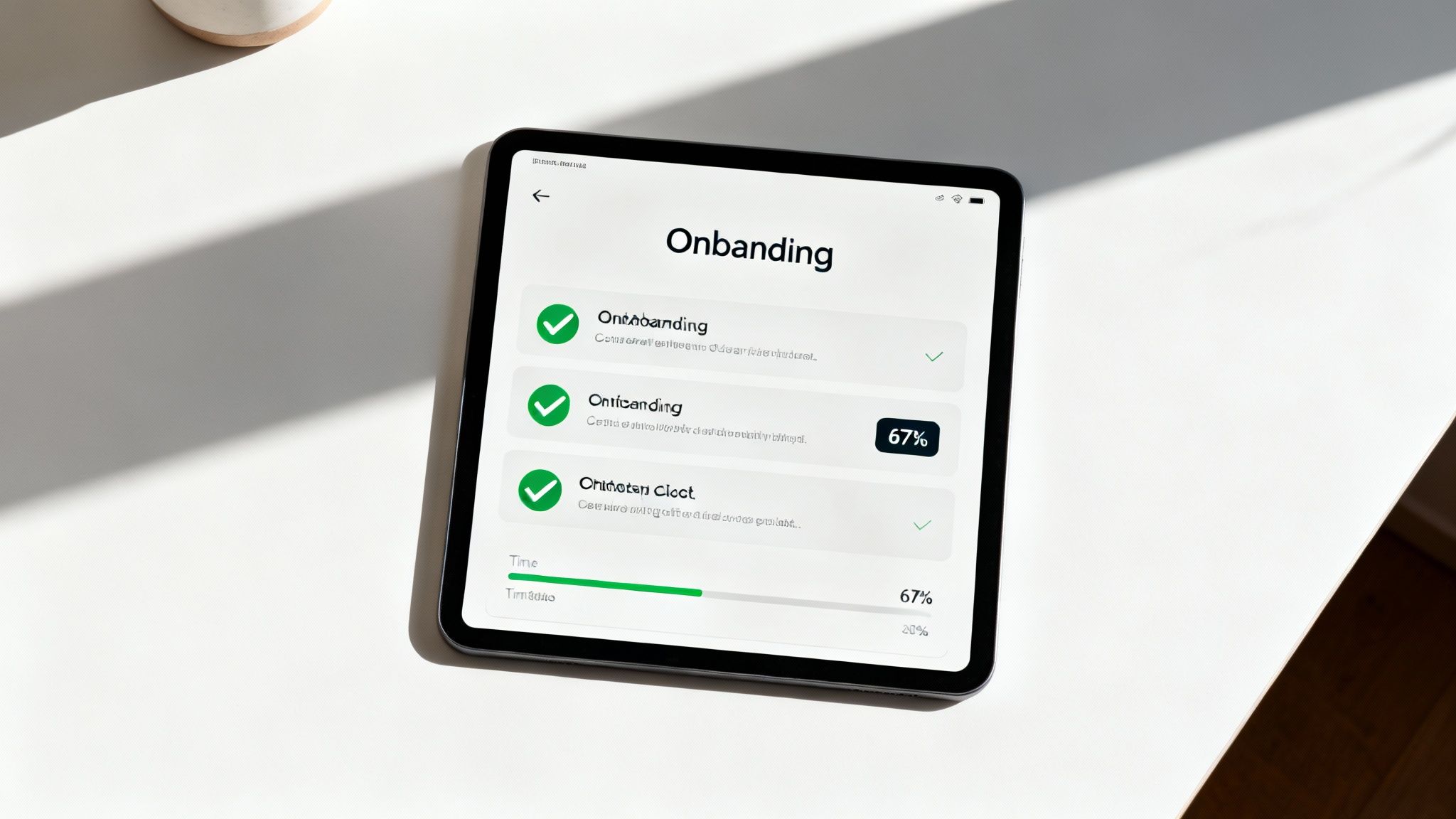Onboarding Checklists and Goal Tracking