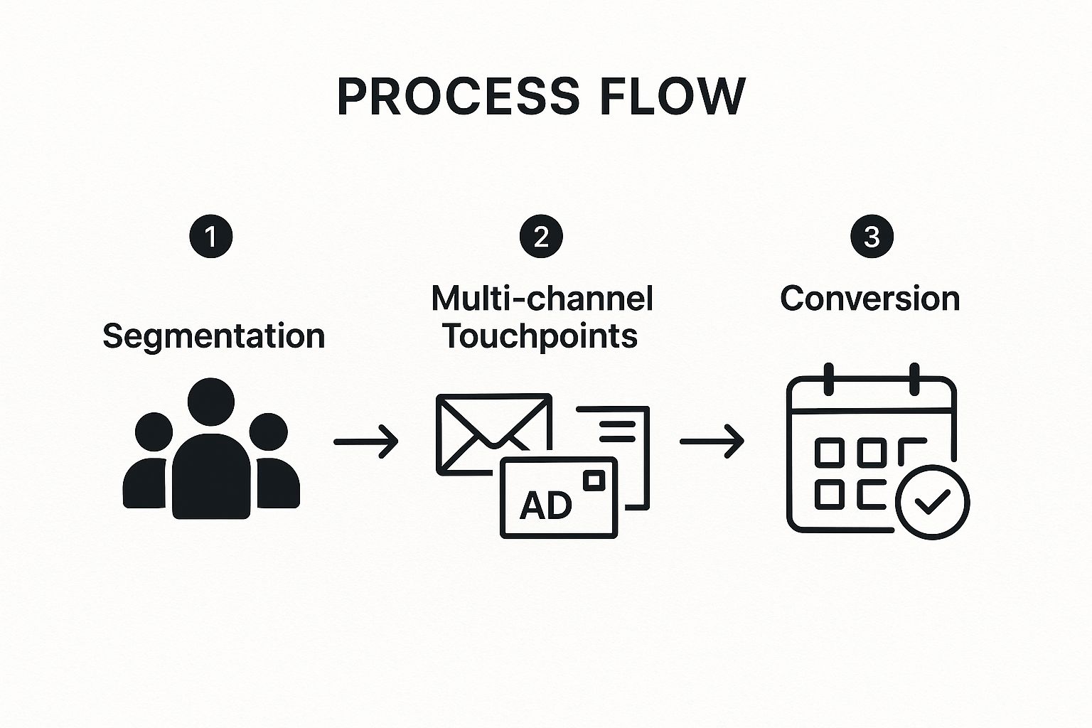 Infographic showing key data about Family-Focused Multi-Channel Nurture Campaigns
