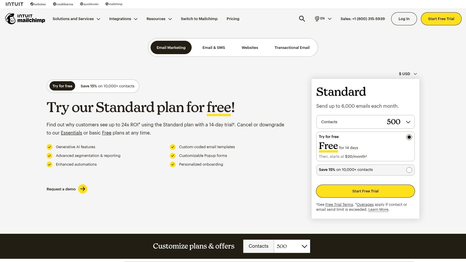 Mailchimp (by Intuit)