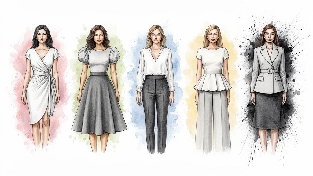 Discover clothes for different body types: Find your perfect look