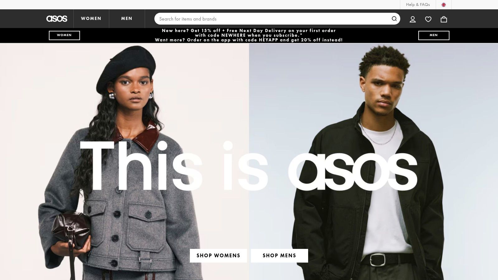 ASOS (Style Match visual search)