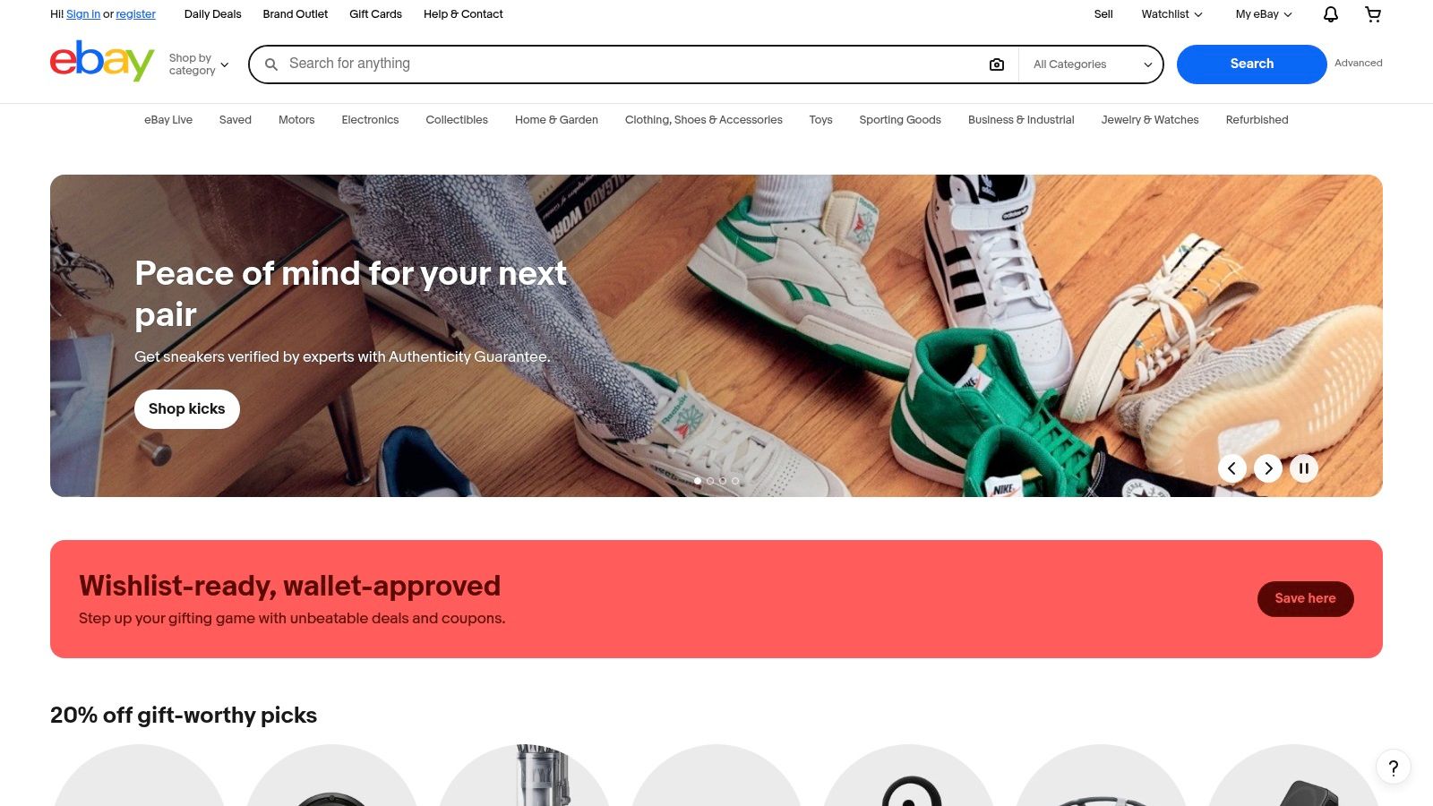 eBay (Image Search in the eBay app)