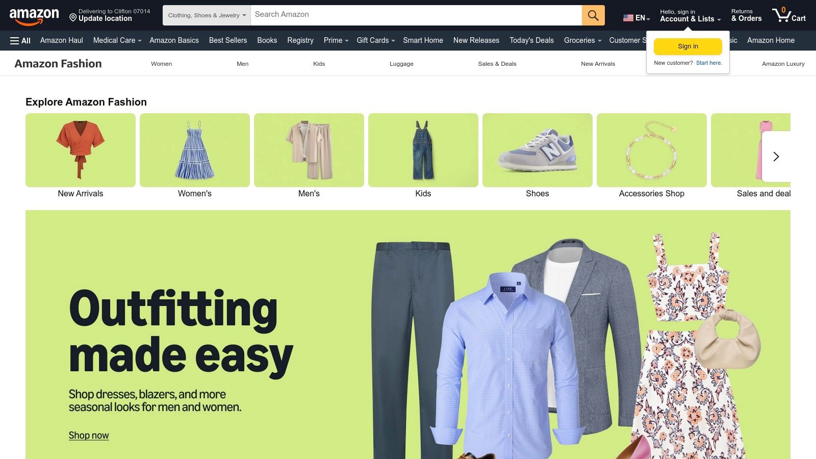 1. Amazon Fashion: The Endless Aisle of Casual Finds