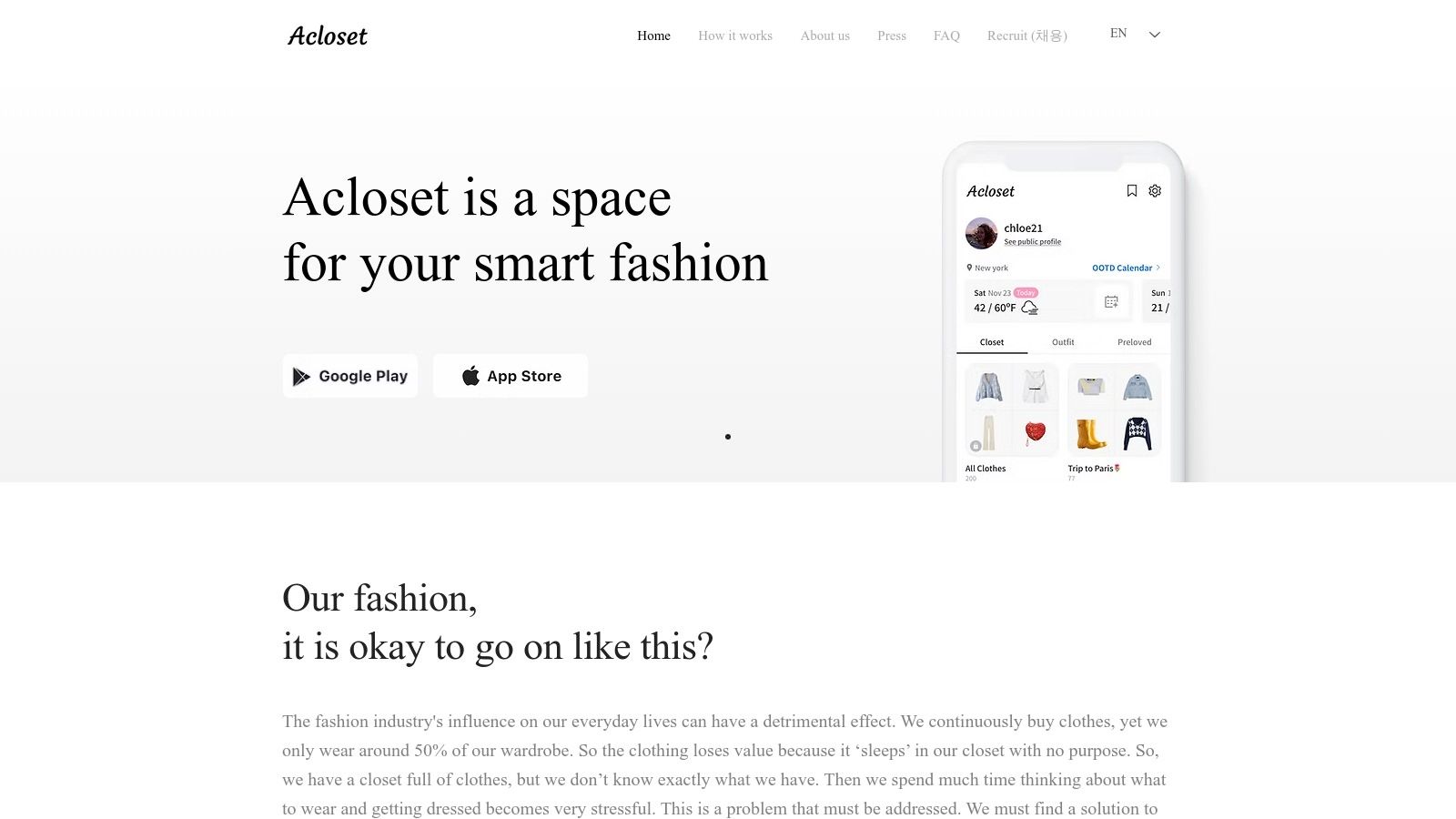 Acloset – AI Fashion Assistant
