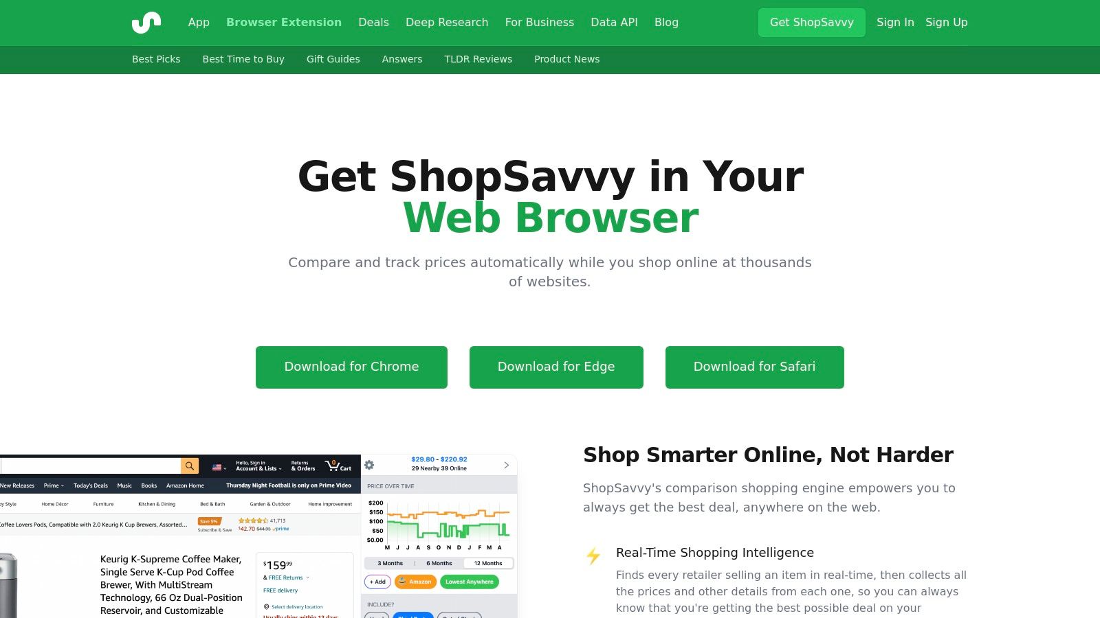 ShopSavvy – Browser Extension
