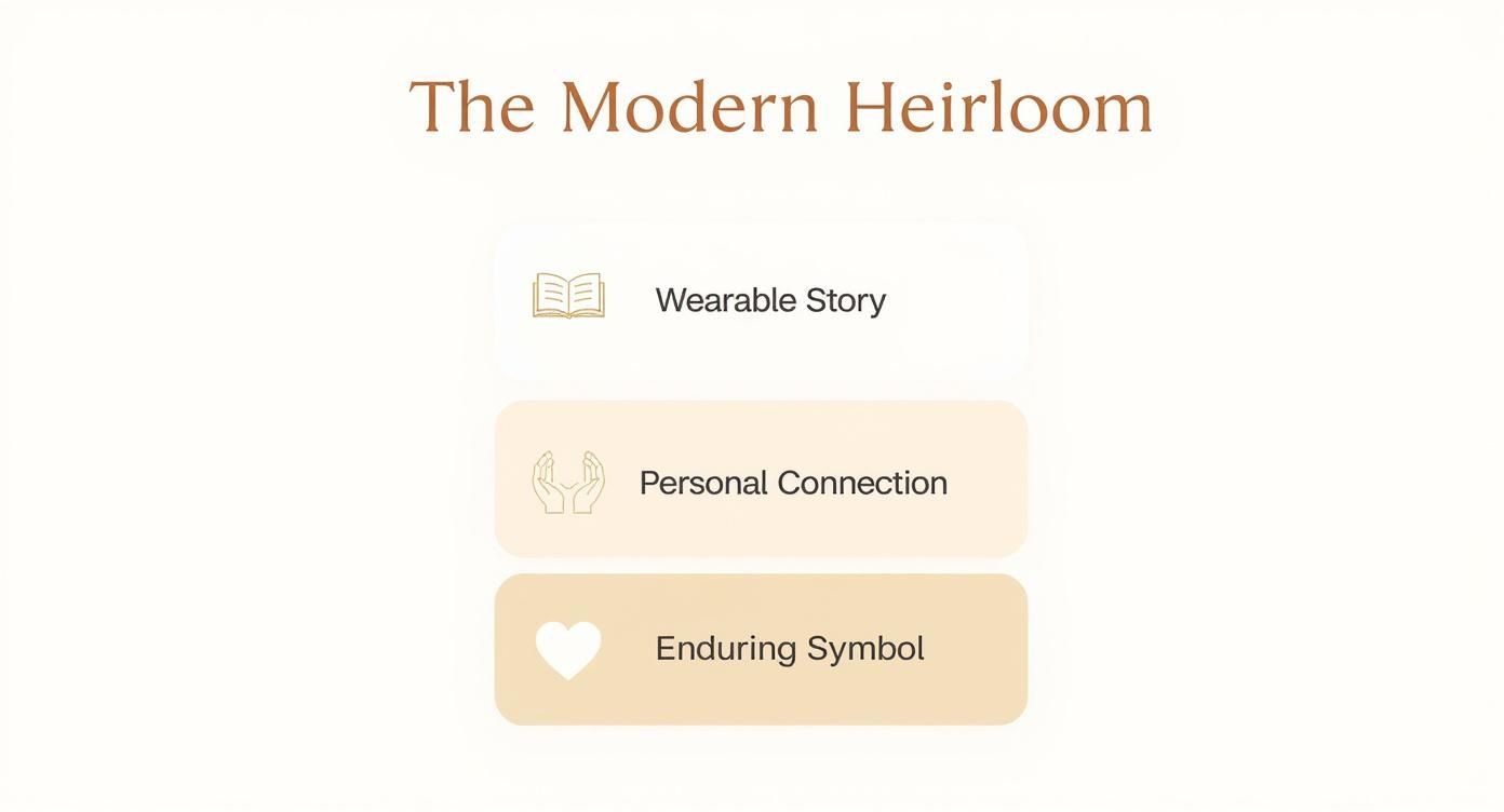 Infographic about heart ring with initials