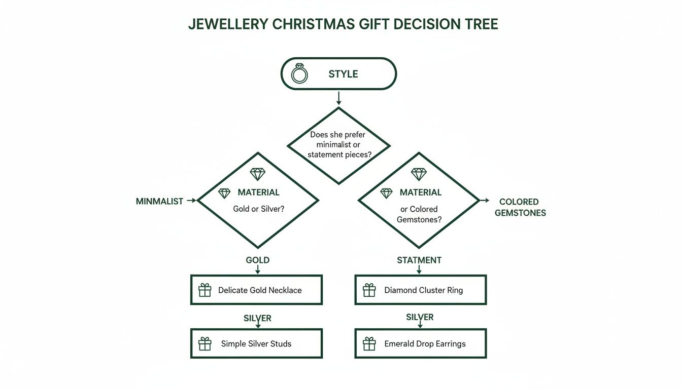 Infographic about jewellery christmas gifts