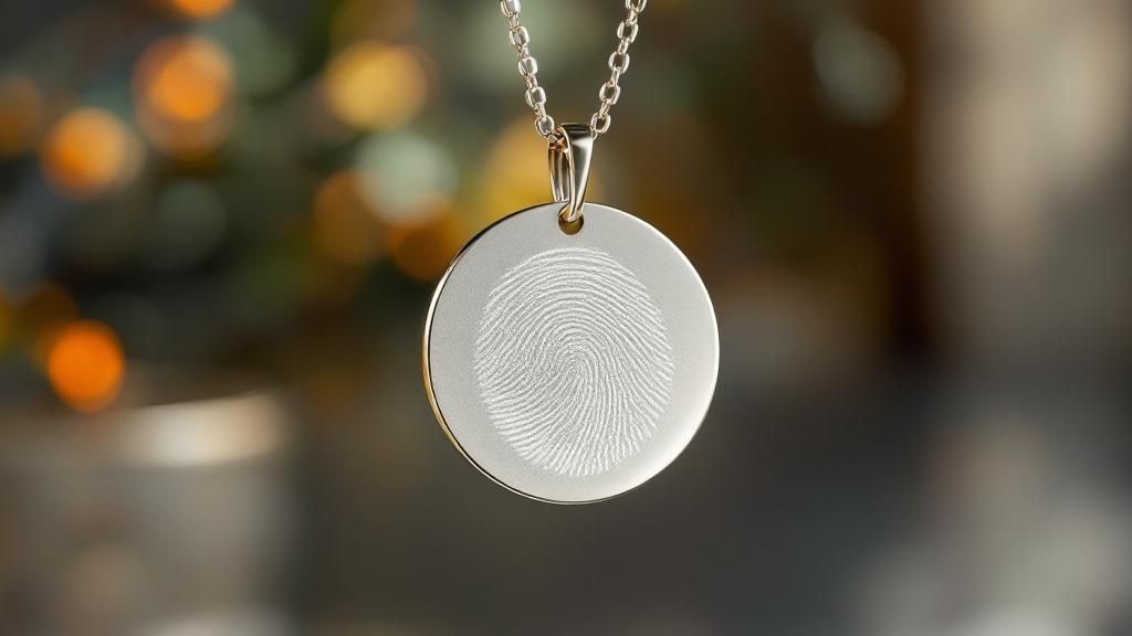 Fingerprint Memorial Jewelry