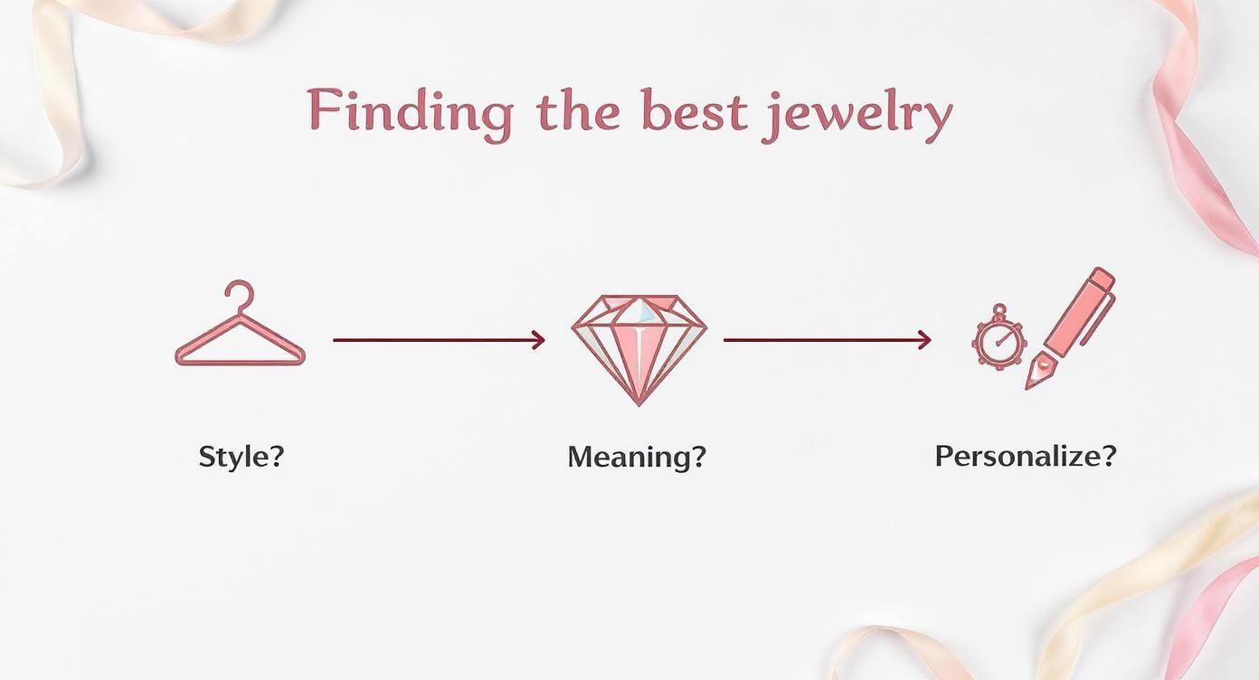 Infographic about best valentines day jewelry