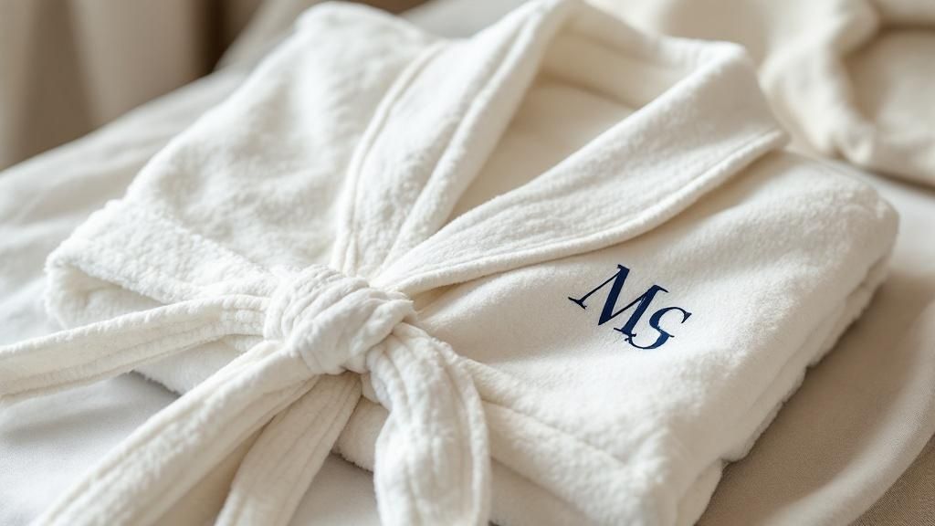 Monogrammed Luxury Items (Robes, Towels, Blankets)