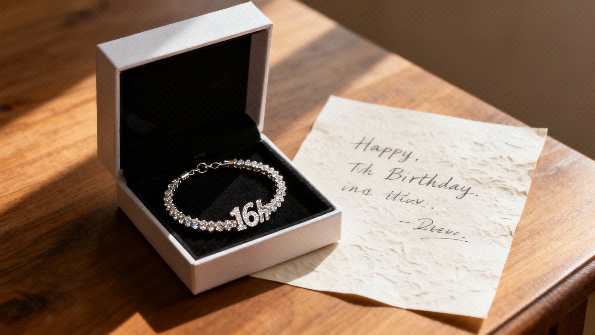 A person is holding a beautifully wrapped gift box with a ribbon.