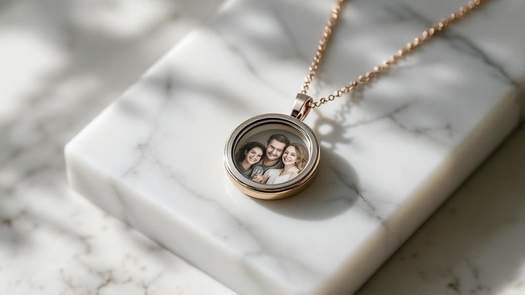 Custom Photo Jewelry (Necklaces, Bracelets, Rings)