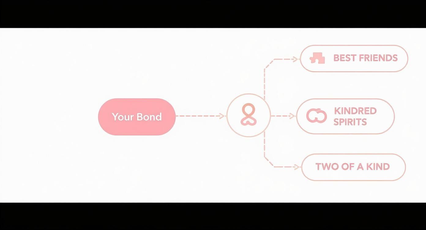 Infographic about mother daughter rings set